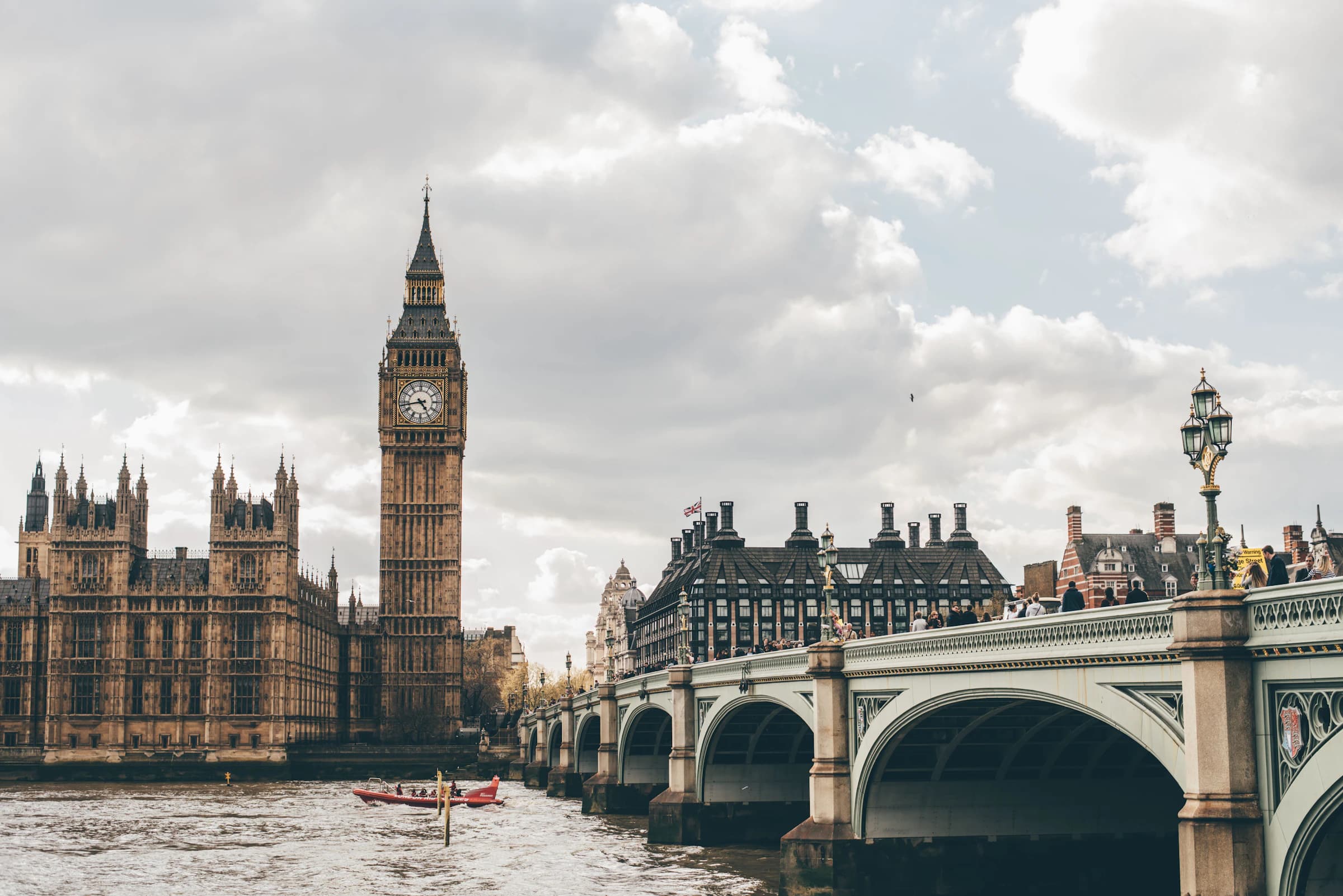 London skyline with the London Eye