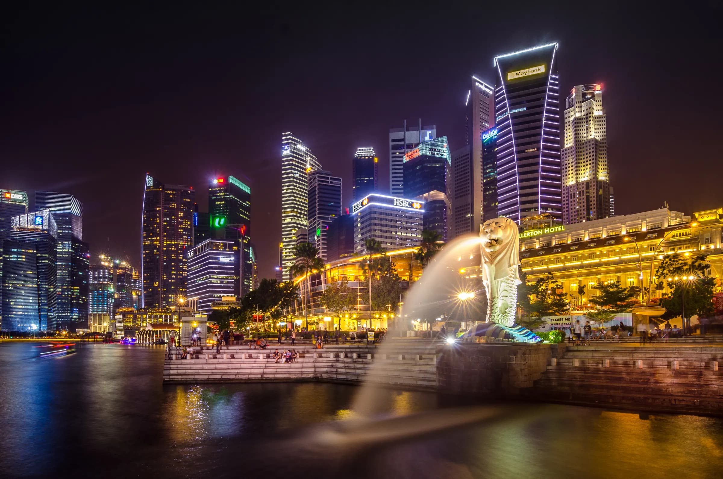 Singapore waterfront — research corridor versus Malaysian freehold